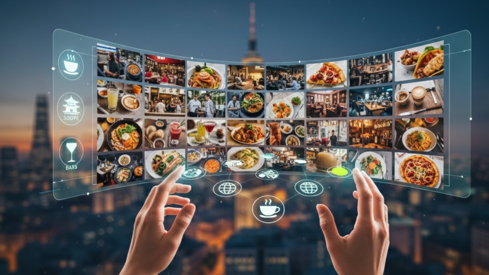 Explore live menus on Menustic
